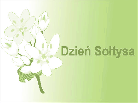 Białe kwiaty dzień sołtysa